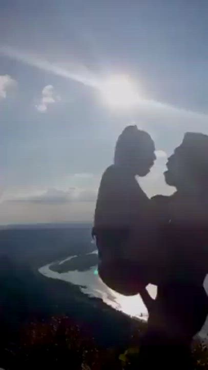 Amateur Ebony Couple Outdoor clip