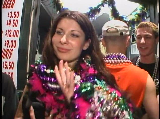 2000s Porn Boobs Exposed Flashing Mardi Gras Natural Tits Public Pussy clip