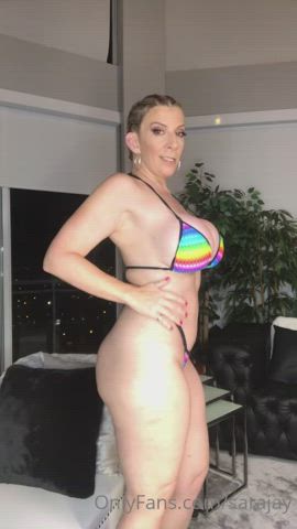 big tits bikini milf sara jay clip