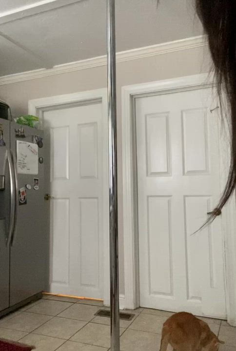 (NSFW) Pole dancing in the kitchen!