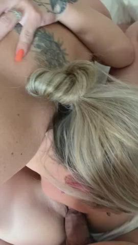 Bisexual Blonde Blowjob FFM Lesbian Lesbians Pussy Eating Pussy Licking Threesome