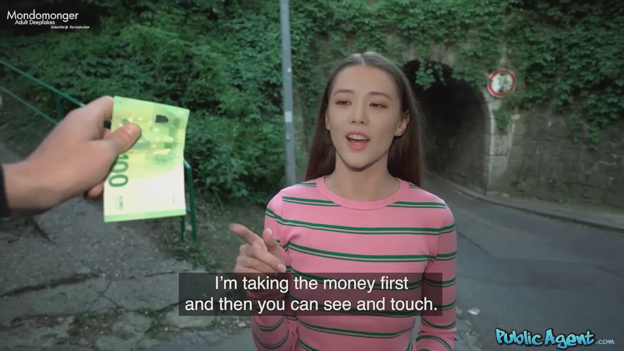 Asian Ass Celebrity Fake Interview Korean Panties Sybil A Thong clip