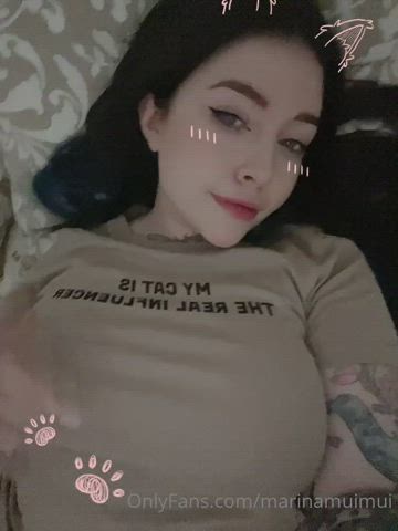 big tits boobs kawaii girl natural tits onlyfans sensual tattoo tits clip