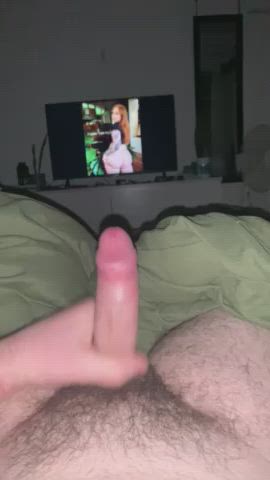 [kik is willgoon4you pumping my uncut cock until it explodes. Help me drain my balls