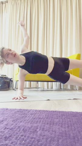 Stretching Tight Yoga clip