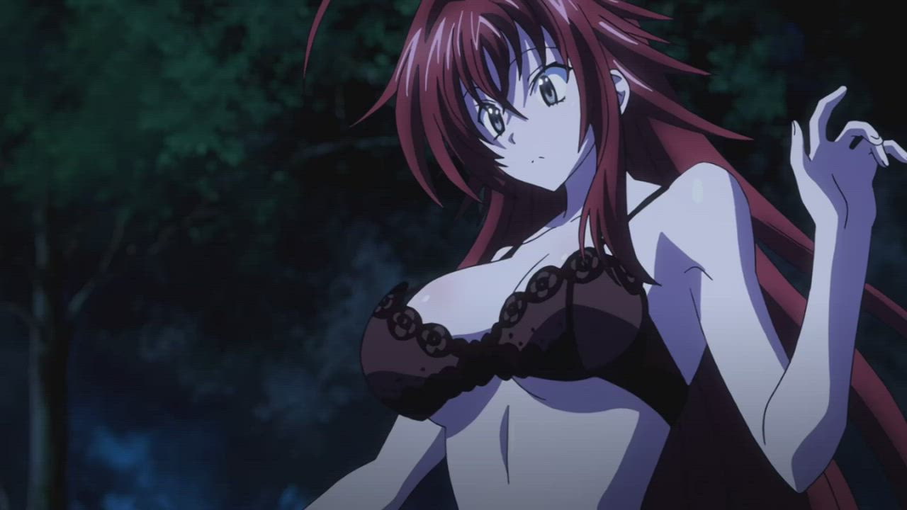 Anime Big Tits Bouncing Tits Ecchi Jiggling Redhead Tits Topless clip