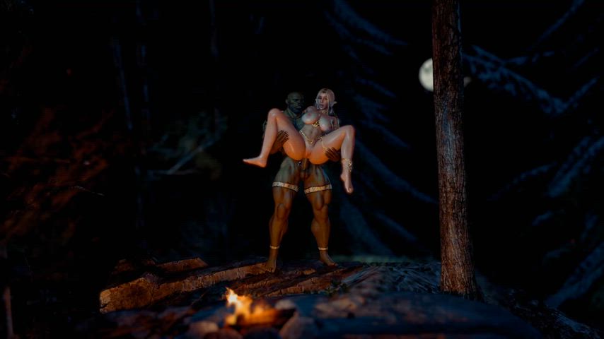 3d adult game anal elf orc virtual clip