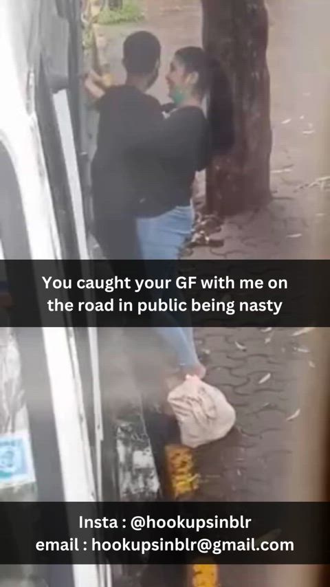 caption caught cheat cheating chudai cuckold desi indian outdoor public clip