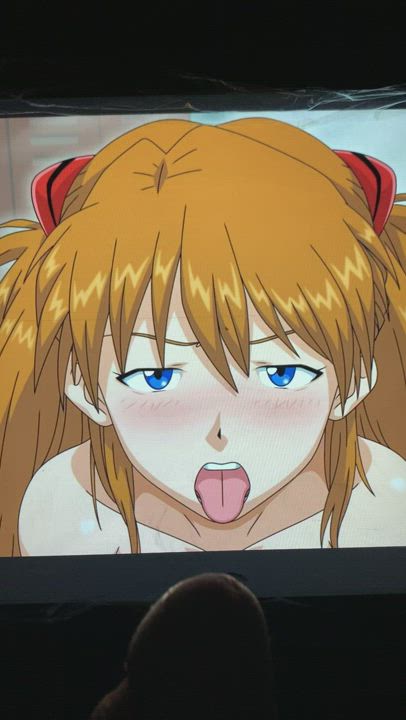 Cumming on Asuka’s bratty face (Request)