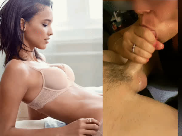 Blowjob Model Split Screen Porn clip