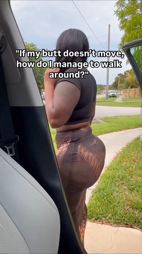 big ass compilation ebony jiggle walking thick-booty clip