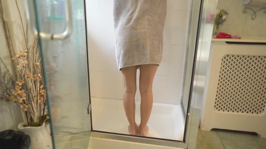 big ass british chloe panties perv shower solo tease towel voyeur clip