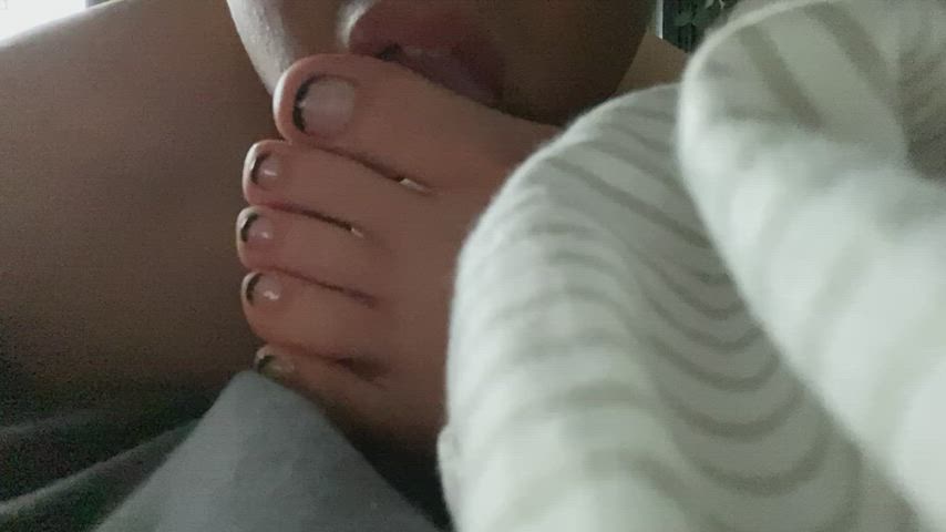 When my wife finally lets me worship her feet after a fresh pedicure!!!