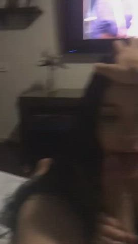 Blowjob Brunette Face Slapping clip