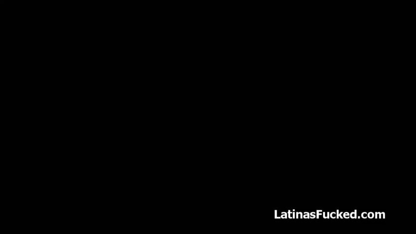Busty Latina flashing in public
