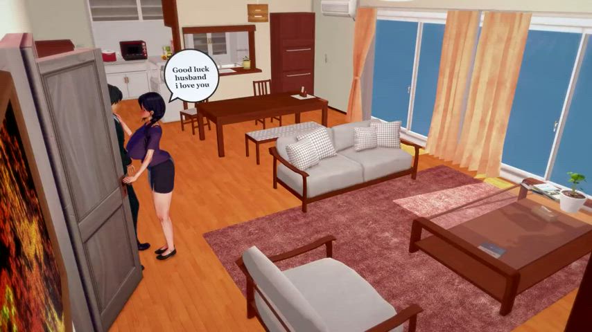 cheating hentai housewife clip