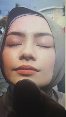 Cum Covered Fucking Hijab Malaysian Muslim Tribute clip