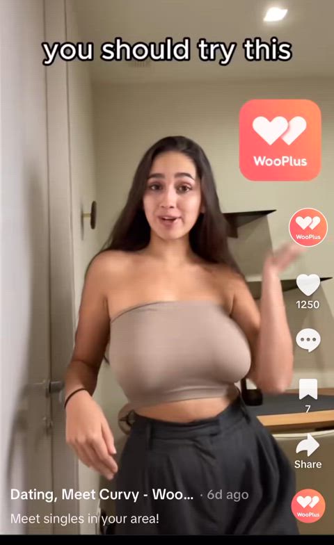 big tits boobs tiktok clip