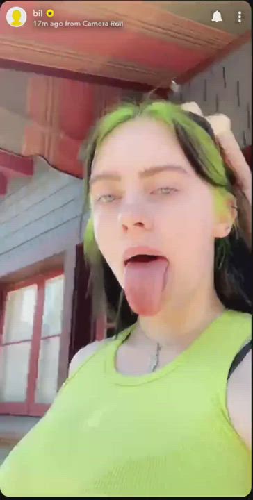 big tits celebrity tongue fetish clip