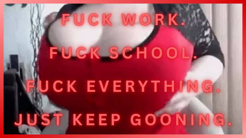 big tits caption gooning huge tits clip