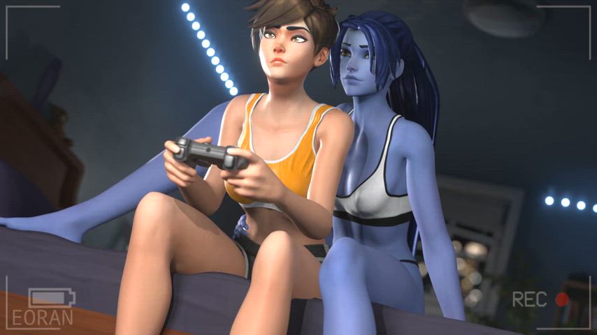 3d animation lesbians overwatch rule34 strap on clip