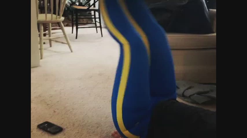 ass yoga yoga pants clip