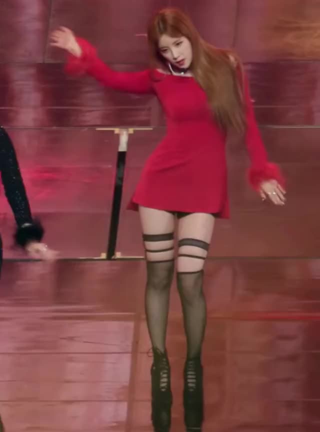 Chorong Strapped Thigh Highs Part 2