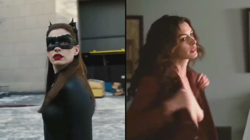Anne Hathaway (Superhero vs Undressed)