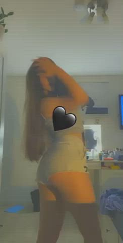 amateur ass big ass brunette dancing teen teens clip