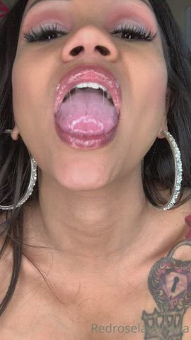 Boobs Booty Latina Lips Naked Spit Throat Tits Tongue Fetish clip