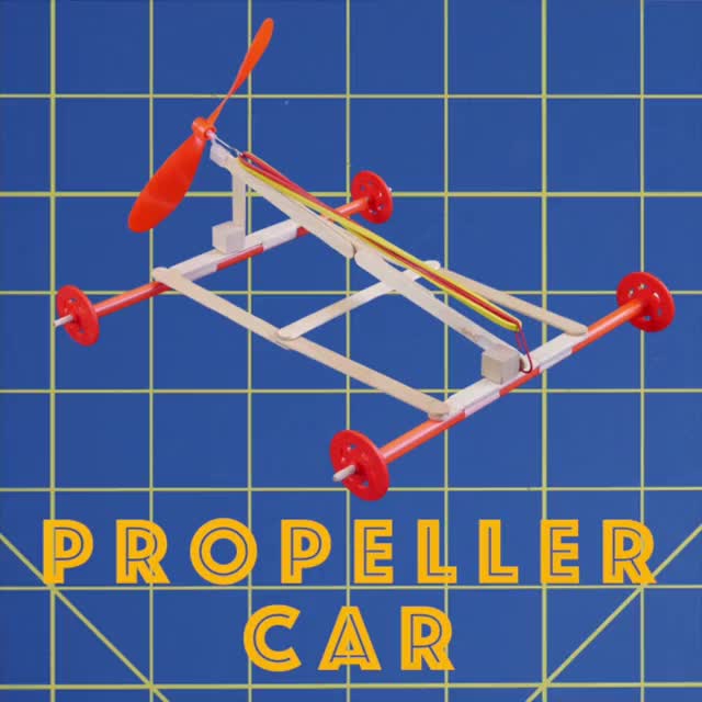 Lance Makes Propeller-Powered Car Gif