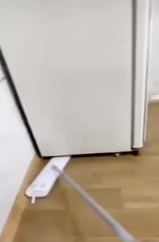 Don’t forget to clean the dust under your fridge