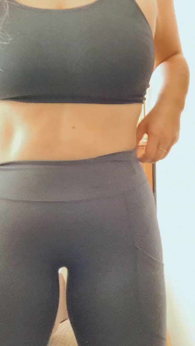what pairs better with yoga pants than a titty drop??