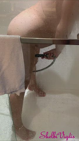 50 - Masturbating in the shower [1 minute gif]