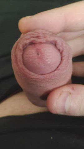 Cock Foreskin Penis Precum Uncut clip