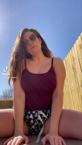 Big Tits Brunette TikTok White Girl clip