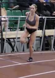 Athletes that have to compete with big natural tits should be graded on a difficulty