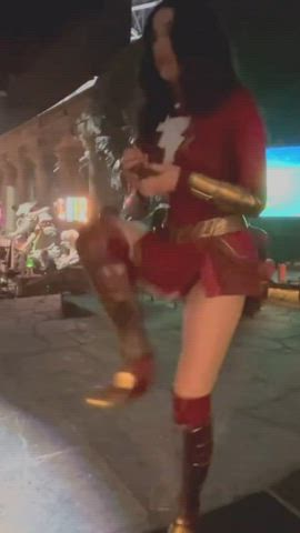 celebrity panties superheroine clip