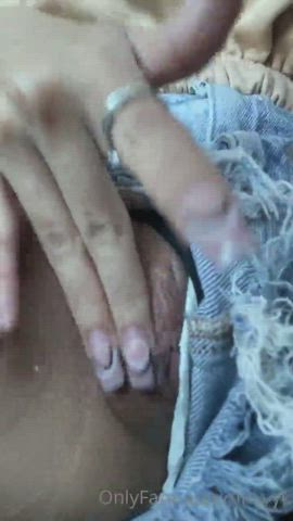 Asian Car Fingering Masturbating OnlyFans Solo clip