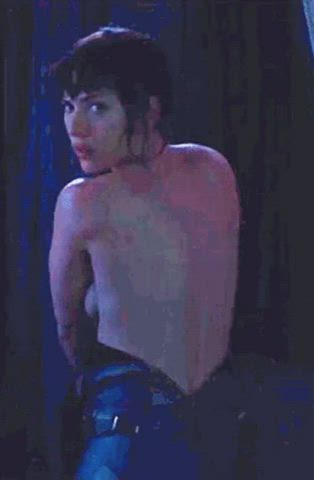 bareback scarlett johansson sexy clip