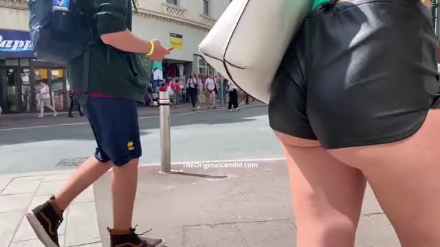 Super Ass Booty Shorts candid booty