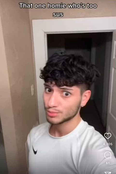 cute gay solo tiktok clip