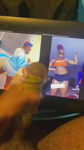 Cum Ebony Tribute clip