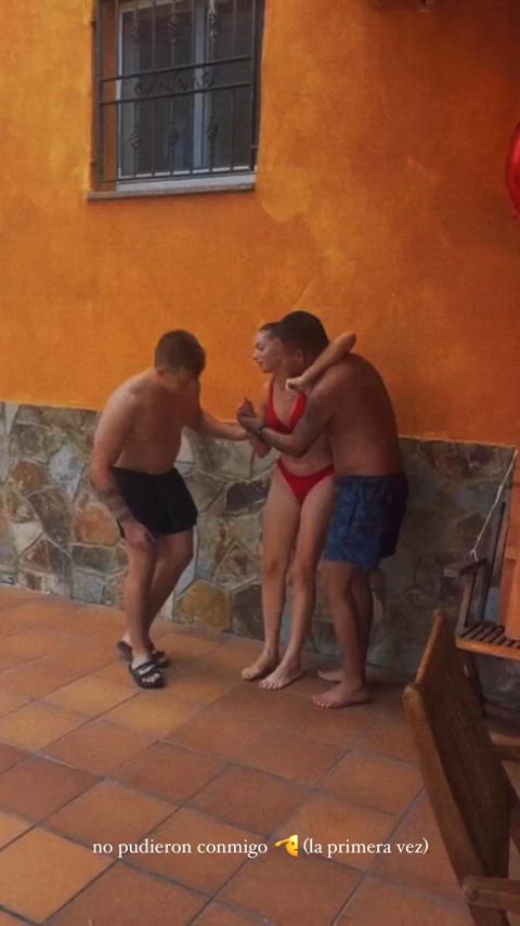 bikini pool teen clip