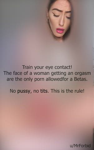 Train your eye contact