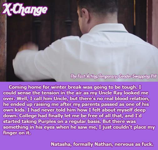 Natasha, formally Nathan, nervous as fuck (Part 1)