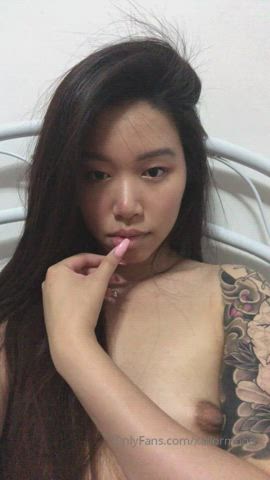 amateur asian cute kawaii girl korean petite small tits tattoo teen clip