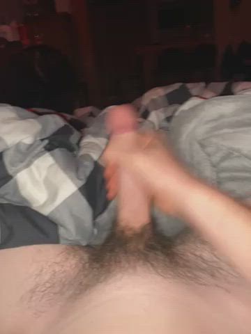 Who wants to lick up this precum