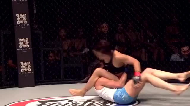 Jie Miao quickly armbars Amira Hafizovoc at ONE Championship