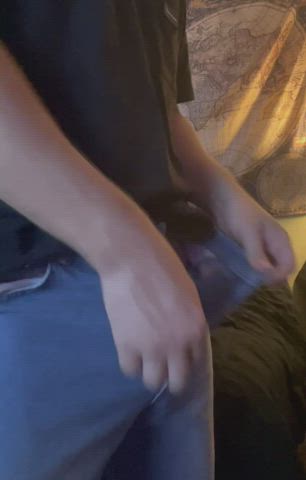 big dick pants tease clip